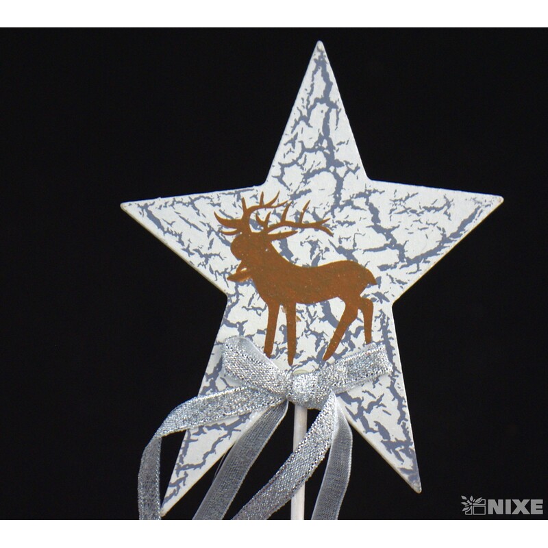 ZÁPICH HVĚZDA 11x35cm*MIX BAREV