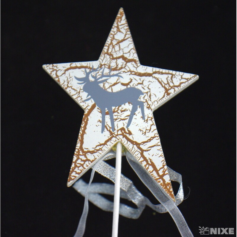 ZÁPICH HVĚZDA 11x35cm*MIX BAREV