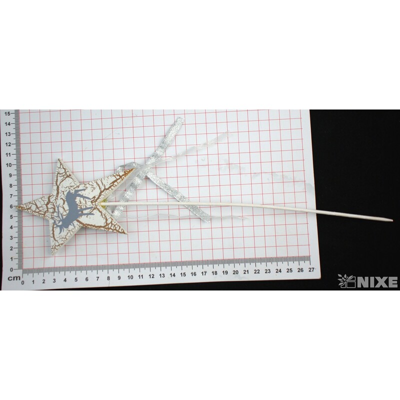 ZÁPICH HVĚZDA 11x35cm*MIX BAREV