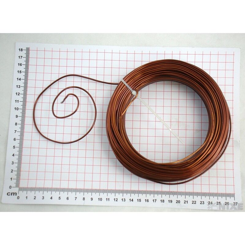 DRÁT HLINÍKOVÝ 2mmx60m*HNĚDÁ