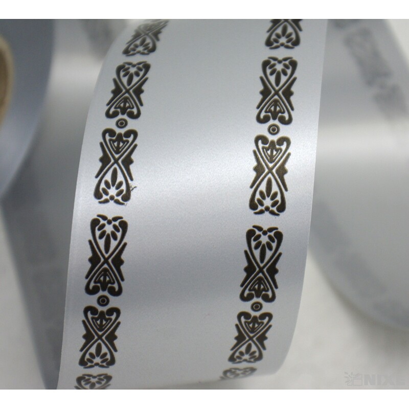 POHŘEBNÍ STUHA SP 57mmx50m*STŘÍBRNÁ+ČERNÁ