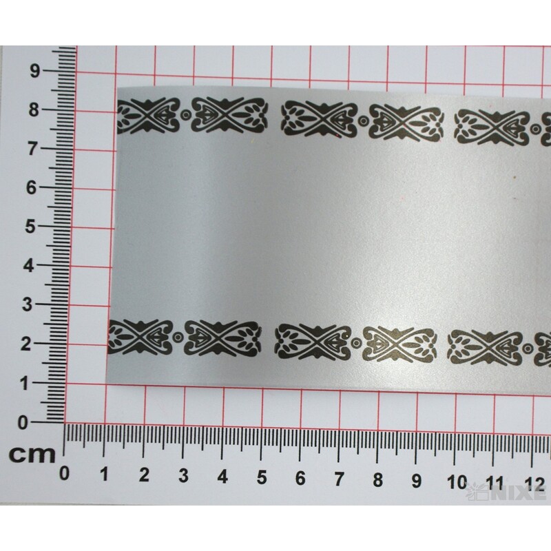 POHŘEBNÍ STUHA SP 76mmx50m*STŘÍBRNÁ+ČERNÁ