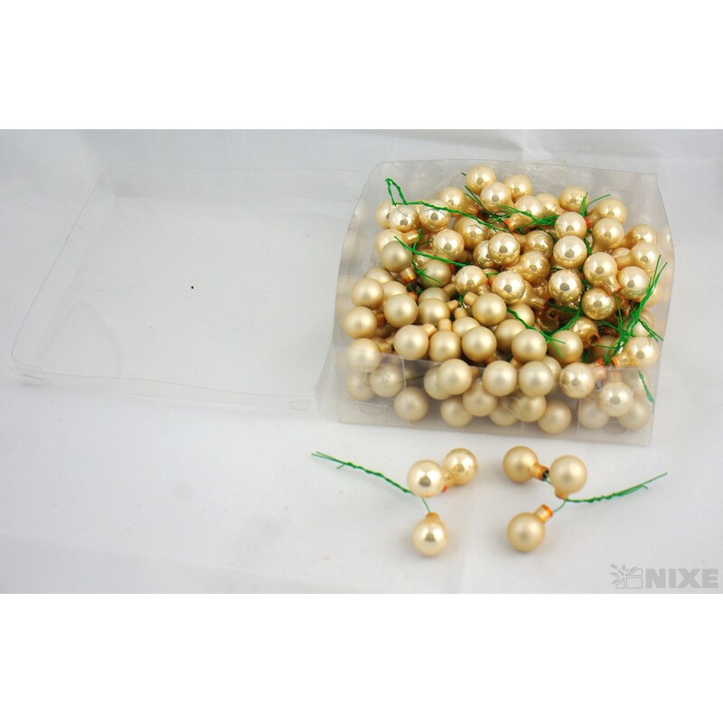 KOULE NA DR. 2x10,5cm 144ks MIX*SMETANOVÁ