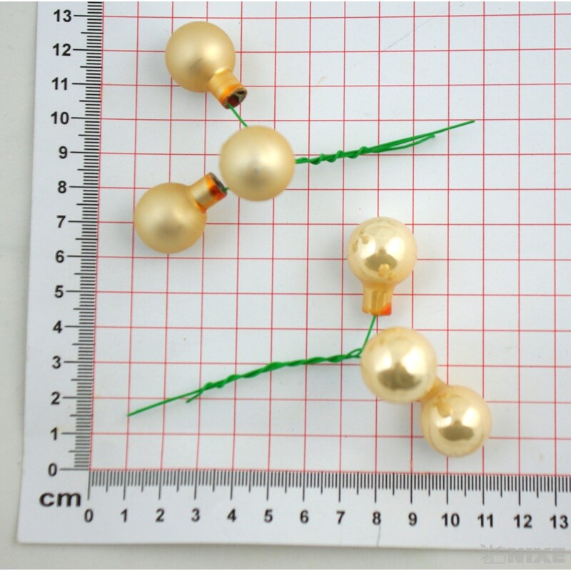 KOULE NA DR. 2x10,5cm 144ks MIX*SMETANOVÁ