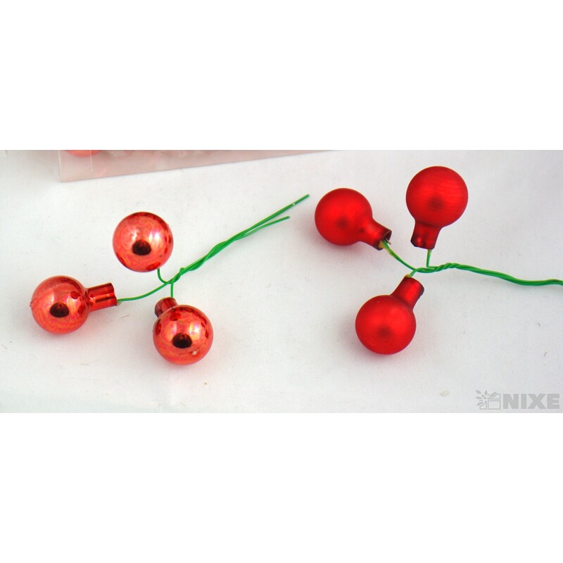 KOULE NA DR. 2x10,5cm 144ks MIX*ORANŽOVÁ