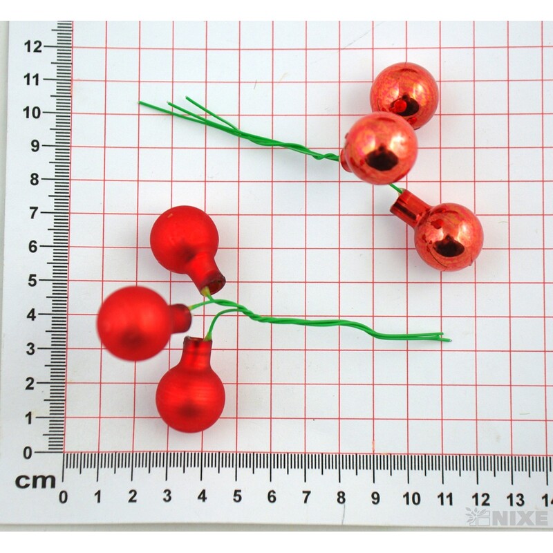 KOULE NA DR. 2x10,5cm 144ks MIX*ORANŽOVÁ