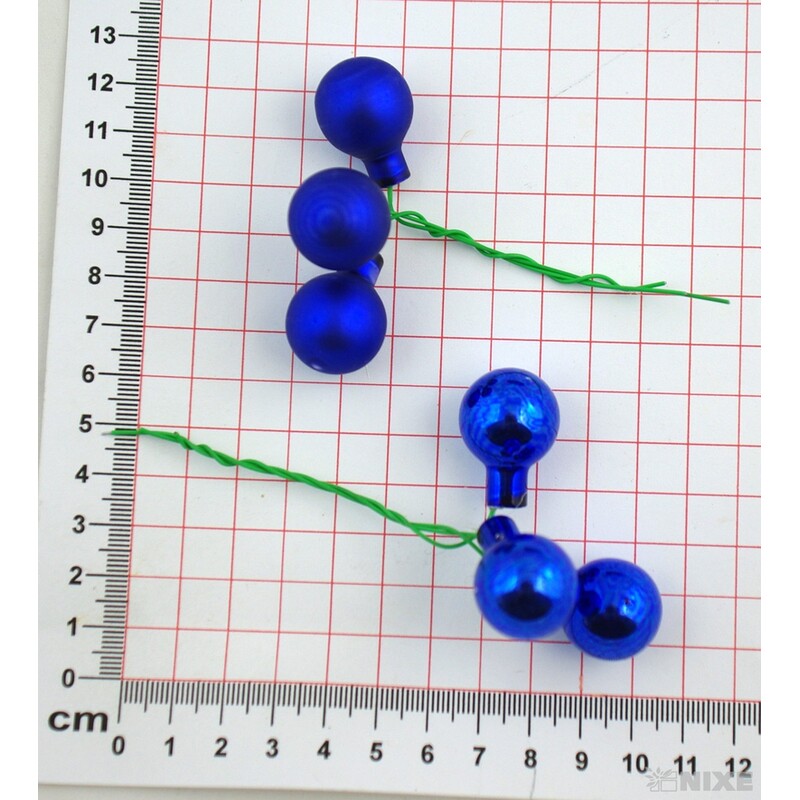 KOULE NA DR. 2x10,5cm 144ks MIX*MODRÁ