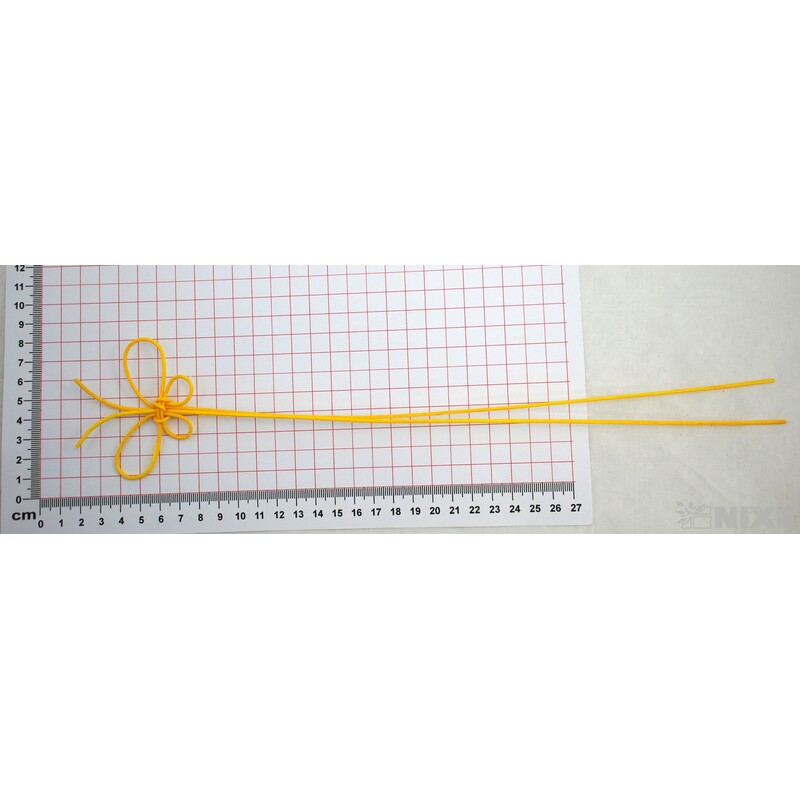 PEDIG MOTÝL 35cm 10ks*ŽLUTÁ+ORANŽOVÁ