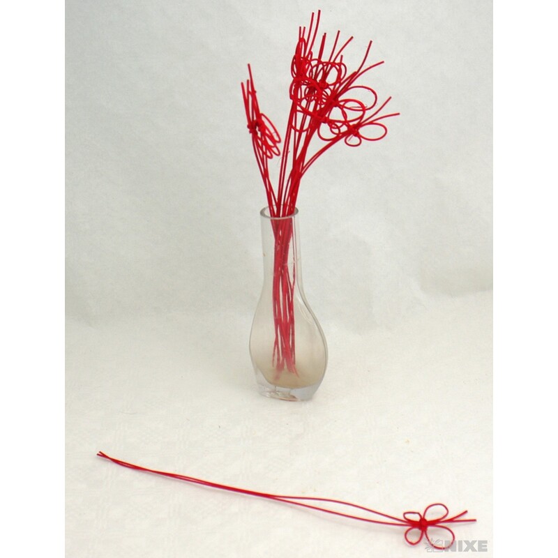 PEDIG MOTÝL 35cm 10ks*ČERVENÁ