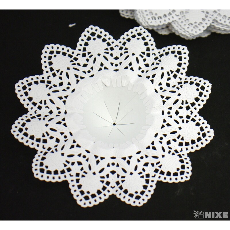 PAPÍROVÁ PODLOŽKA 18cm*BÍLÁ