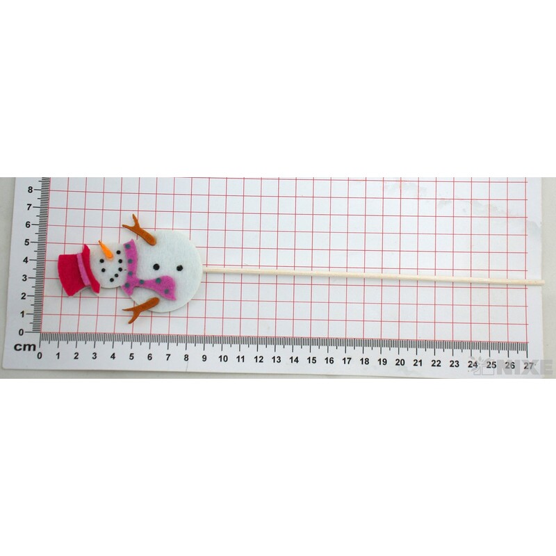 ZÁPICH FILC SNĚHULÁK 8x28cm 8ks*MIX BAREV