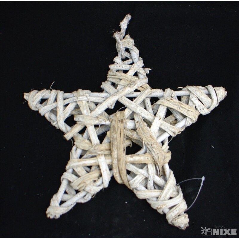 HVĚZDA PROUTI 30cm*BÍLÁ