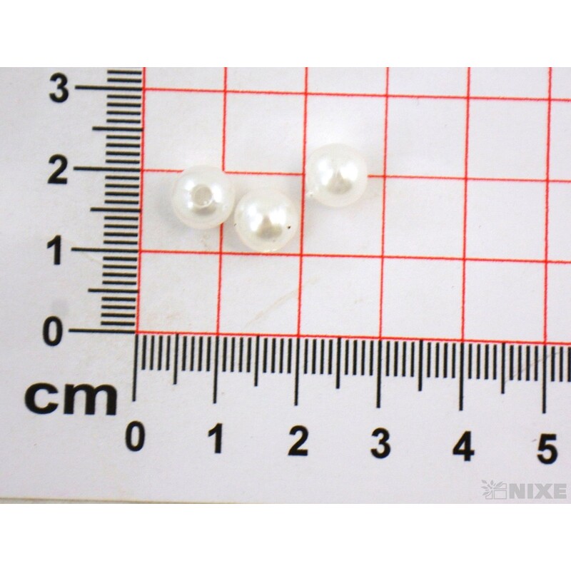 KORÁLKY 8mm 45g*BÍLÁ