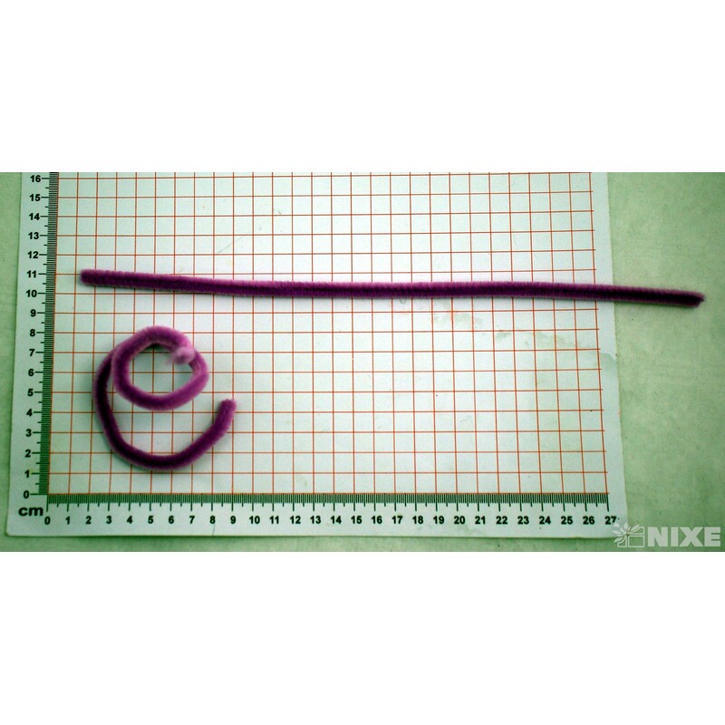 DRÁTEK ŽINYLKA 8mmx31cm 100ks*FIALOVÁ SV.