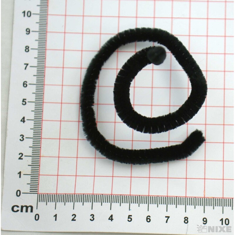 DRÁTEK ŽINYLKA 8mmx31cm 100ks*ČERNÁ