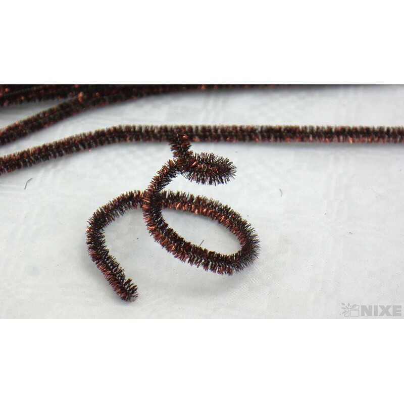 DRÁTEK ŽIN. MET 8mmx31cm 100ks*HNĚDÁ