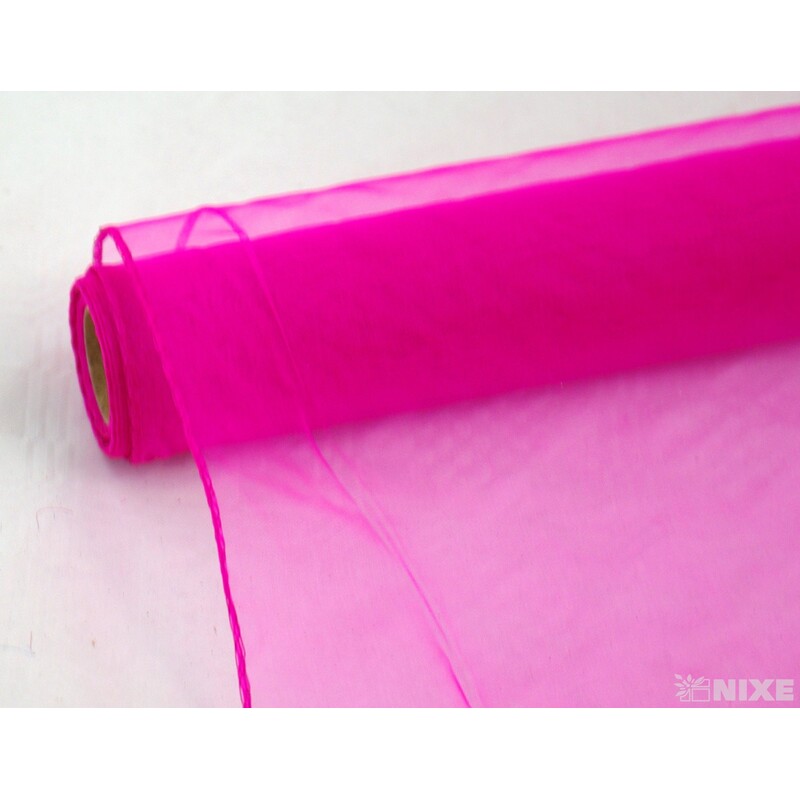 ORGANZA 38cmx9yd*FUXIE 008