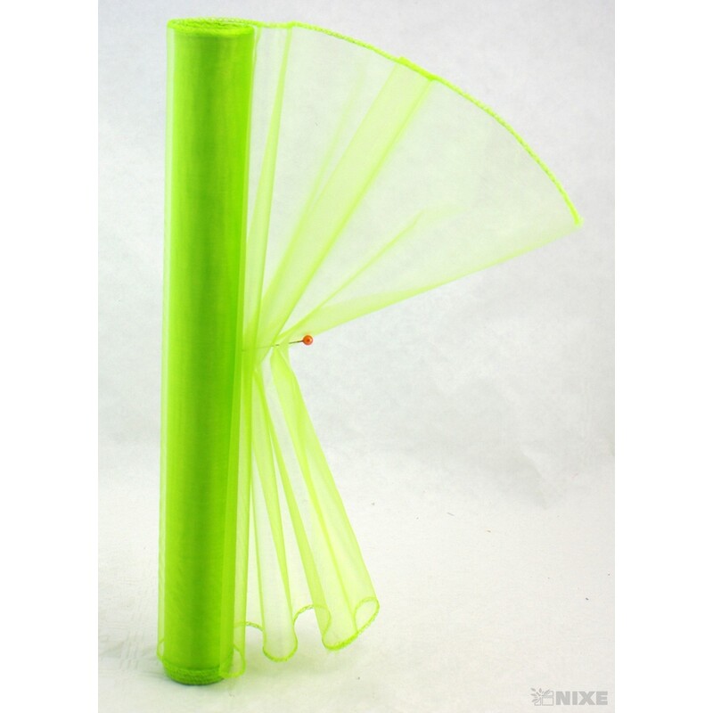 ORGANZA 38cmx9yd*ZELENÁ 027