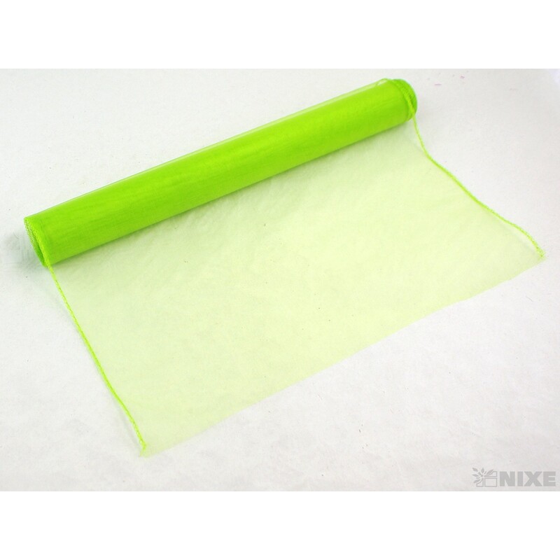 ORGANZA 38cmx9yd*ZELENÁ 027