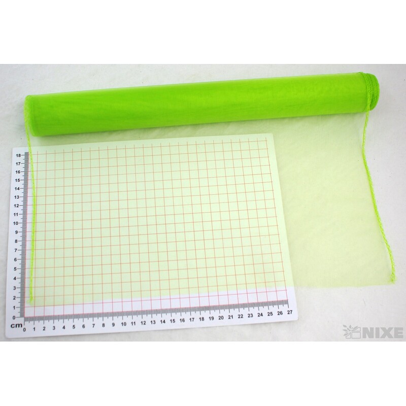 ORGANZA 38cmx9yd*ZELENÁ 027