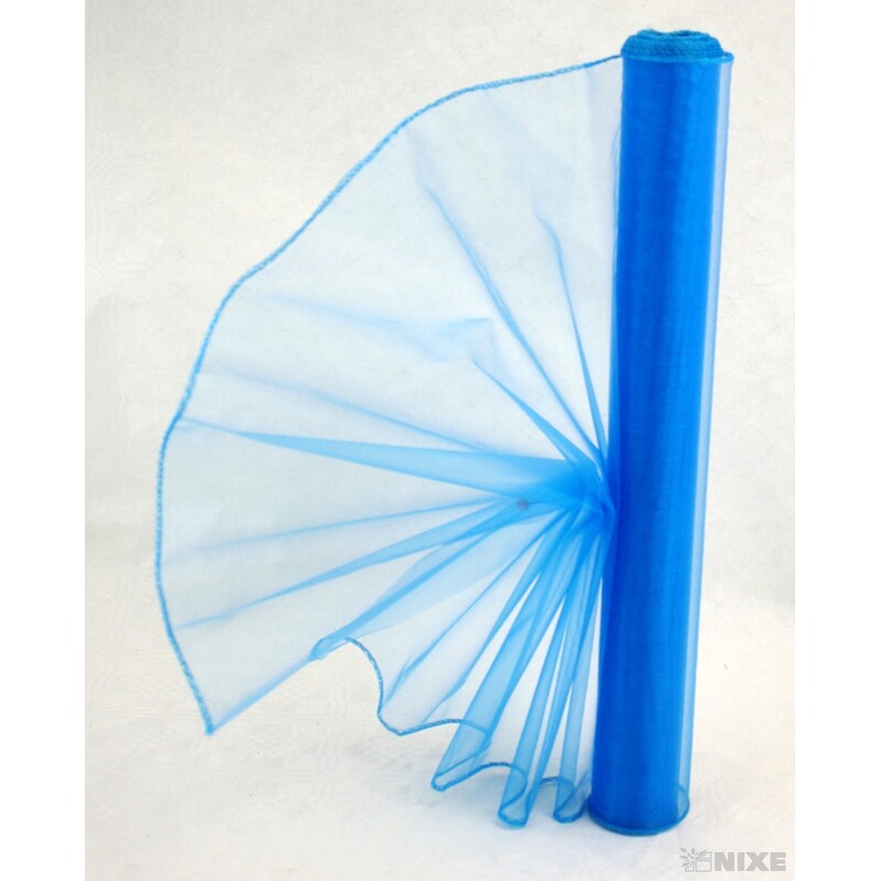 ORGANZA 38cmx9yd*MODRÁ 038
