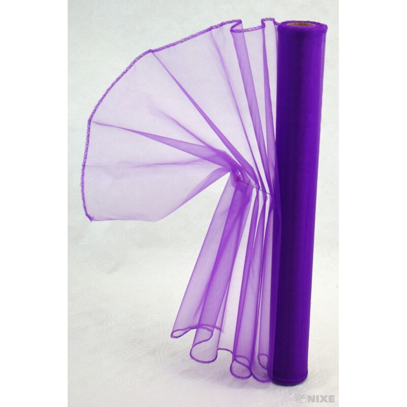 ORGANZA 38cmx9yd*FIALOVÁ 044