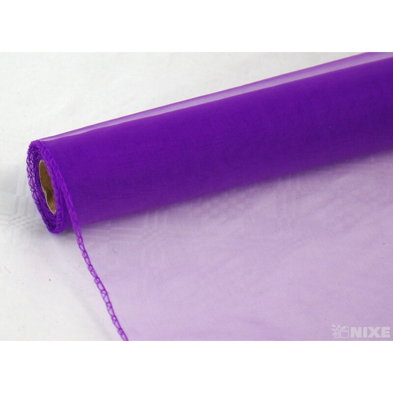 ORGANZA 38cmx9yd*FIALOVÁ 044