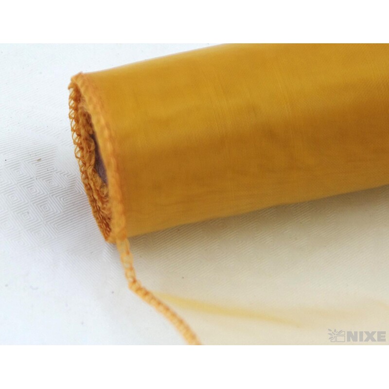 ORGANZA 38cmx9yd*SKOŘICOVÁ 057
