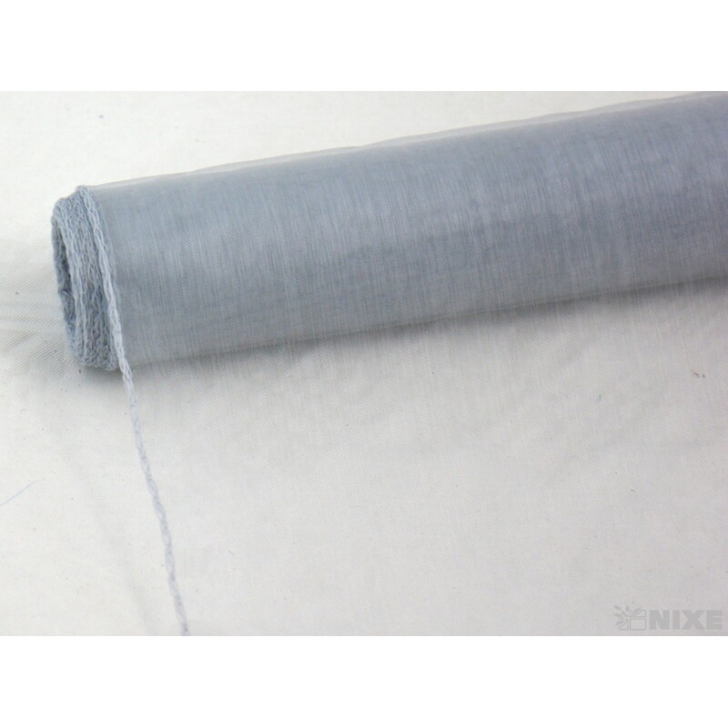 ORGANZA 38cmx9yd*STŘÍBRNÁ 074