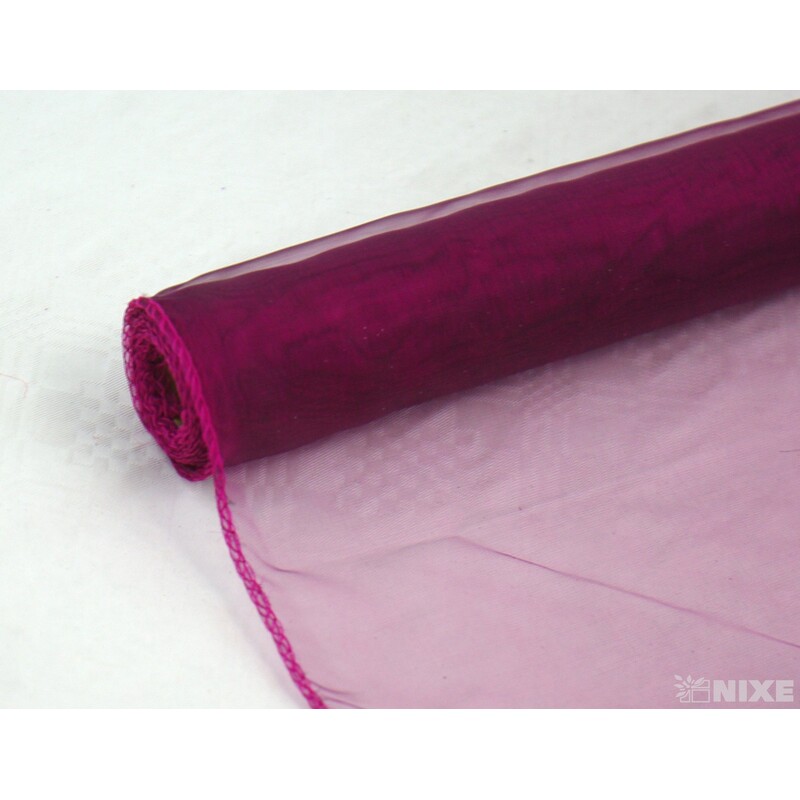 ORGANZA 38cmx9yd*VÍNOVÁ 2T 21