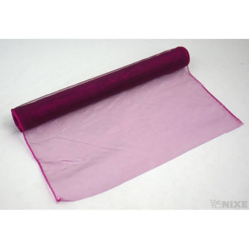 ORGANZA 38cmx9yd*VÍNOVÁ 2T 21