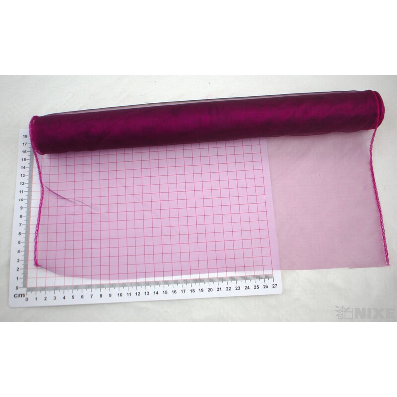 ORGANZA 38cmx9yd*VÍNOVÁ 2T 21