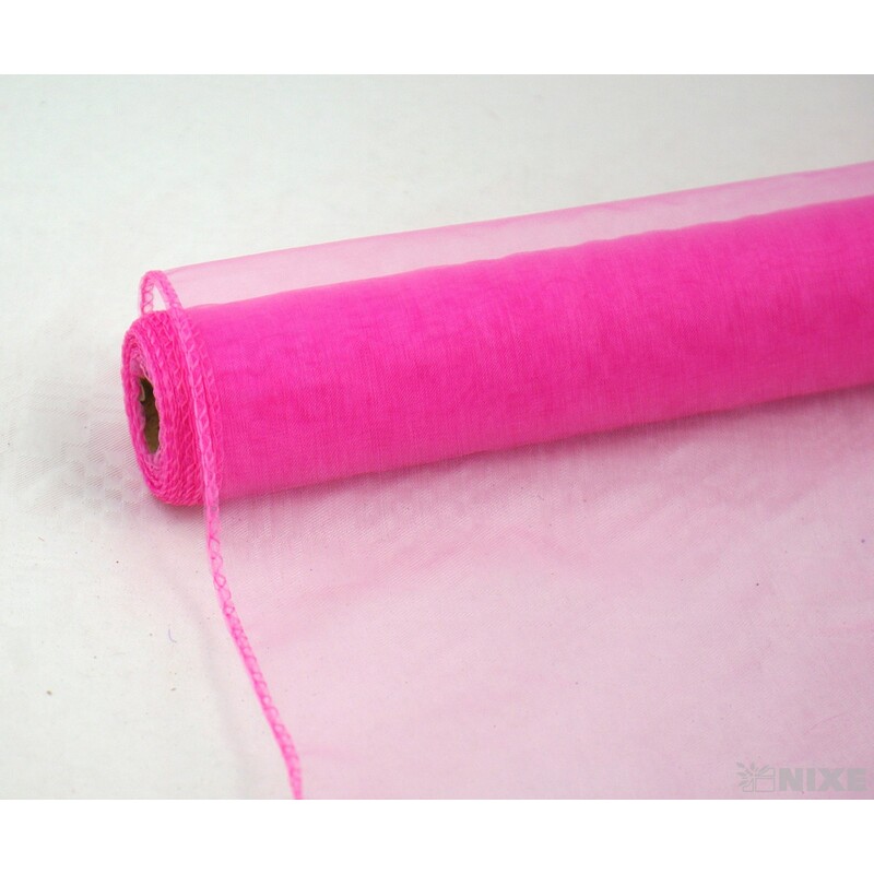 ORGANZA 38cmx9yd*RŮŽOVÁ 004