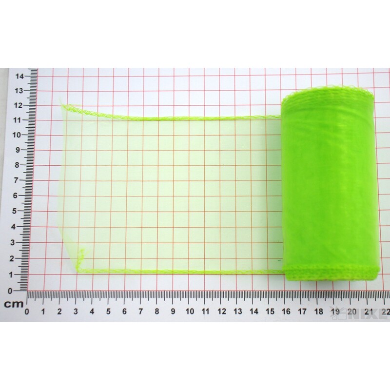 ORGANZA 10cmx10yd*ZELENÁ 027