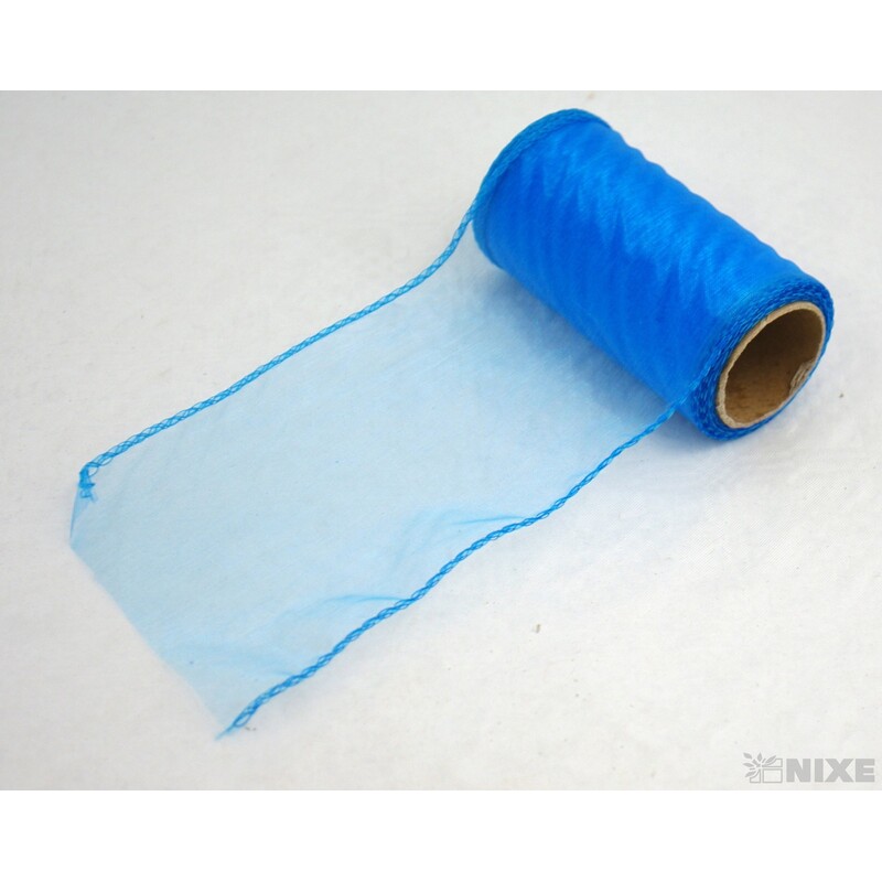 ORGANZA 10cmx10yd*MODRÁ 038