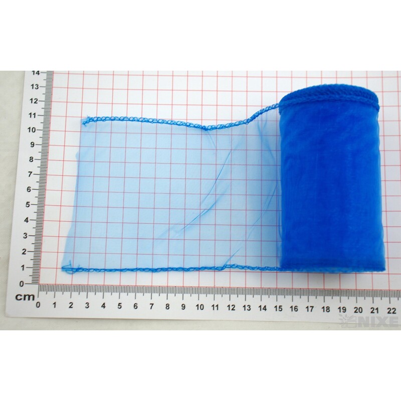 ORGANZA 10cmx10yd*MODRÁ STŘEDNÍ 039