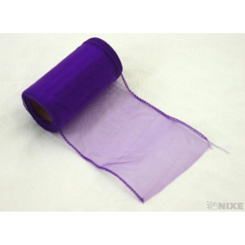 ORGANZA 10cmx10yd*FIALOVÁ 044