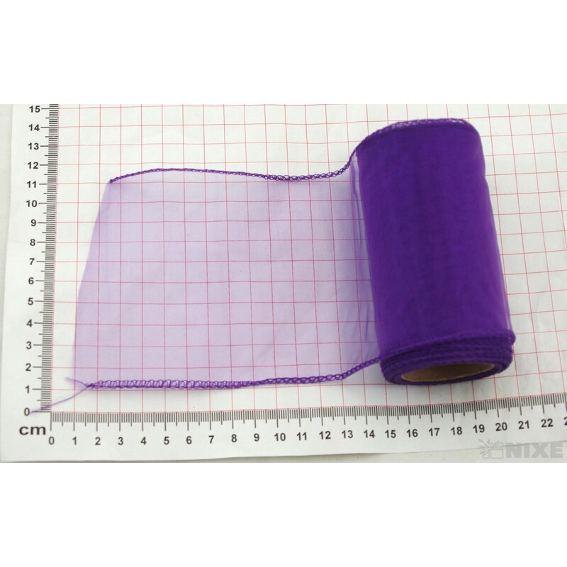 ORGANZA 10cmx10yd*FIALOVÁ 044