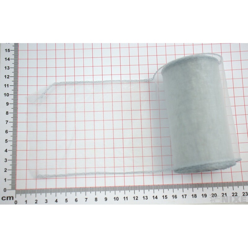 ORGANZA 10cmx10yd*STŘÍBRNÁ 074