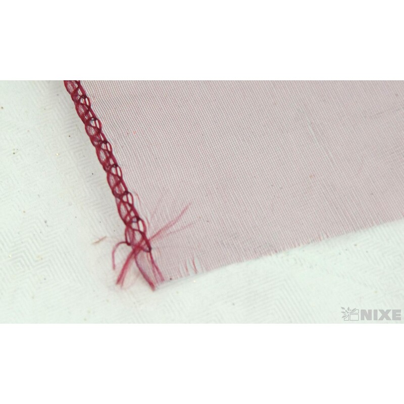 ORGANZA 10cmx10yd*BORDOVÁ 2T 19