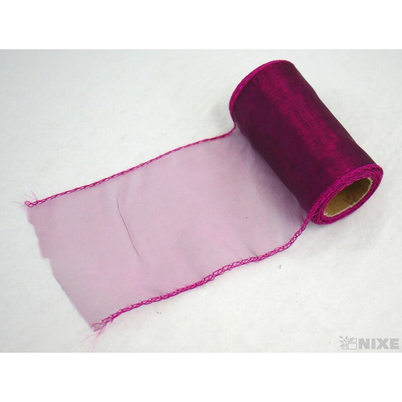 ORGANZA 10cmx10yd*VÍNOVÁ 2T 21