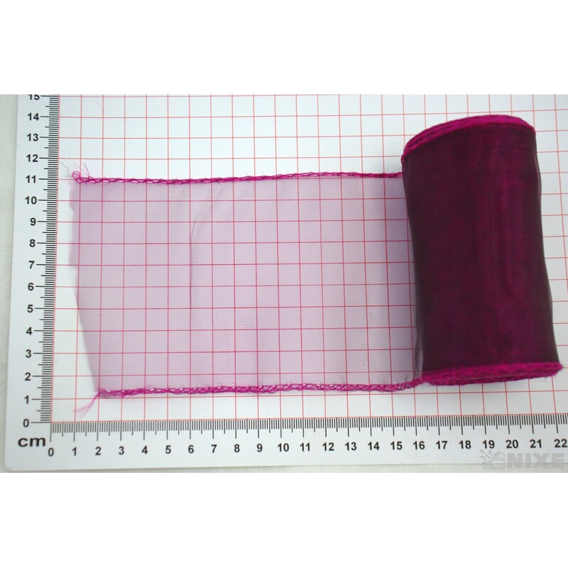 ORGANZA 10cmx10yd*VÍNOVÁ 2T 21