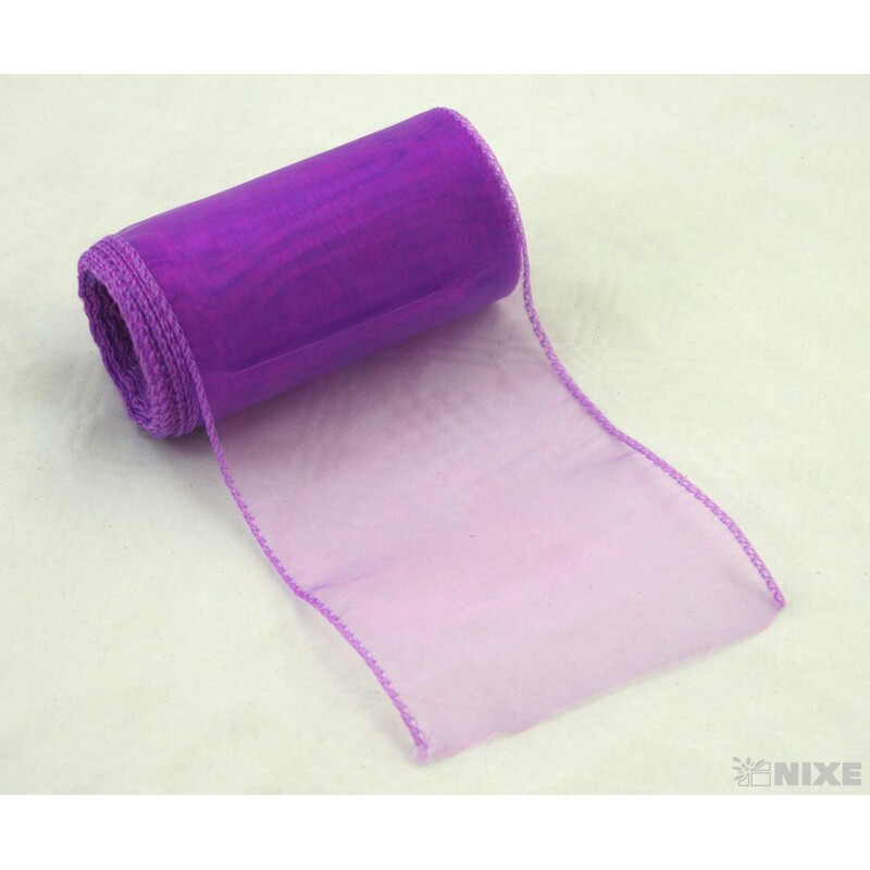 ORGANZA 10cmx10yd*FIALOVÁ TM. 2T 23