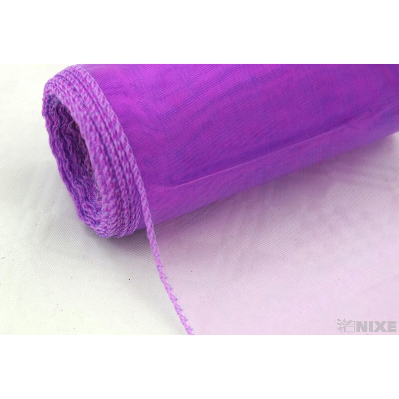 ORGANZA 10cmx10yd*FIALOVÁ TM. 2T 23
