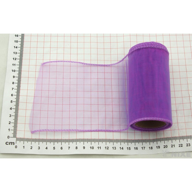 ORGANZA 10cmx10yd*FIALOVÁ TM. 2T 23