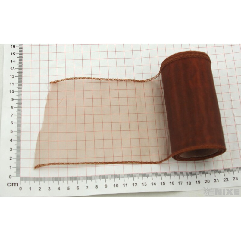 ORGANZA 10cmx10yd*HNĚDÁ 2T 42