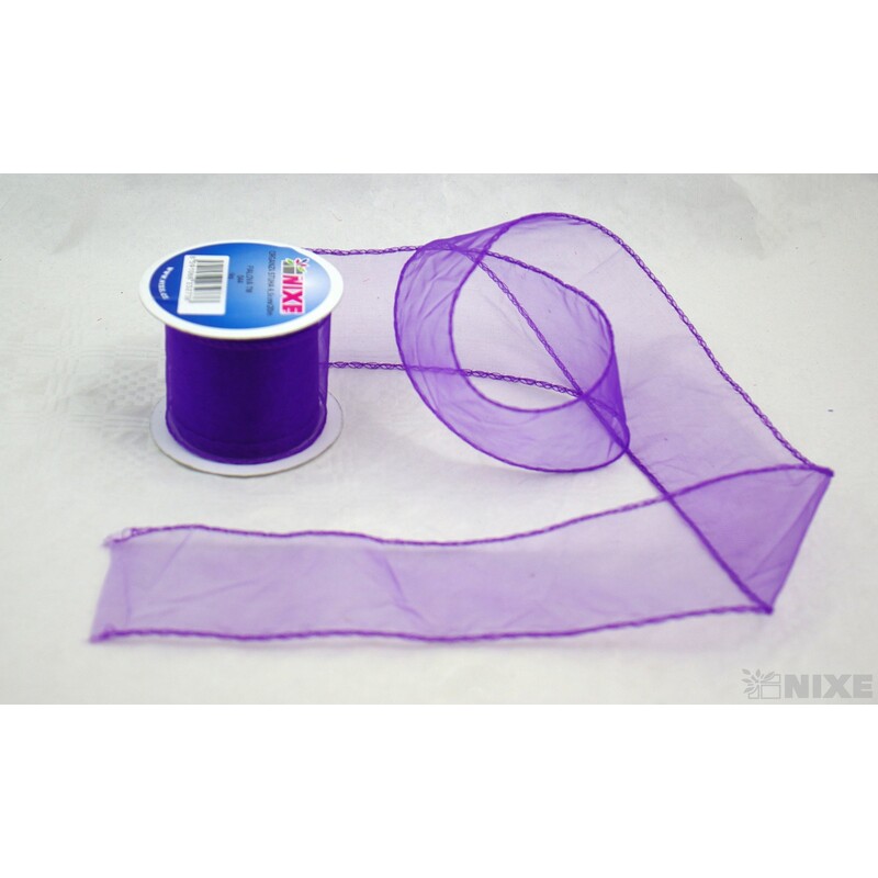 ORGANZA STUHA 65mmx20m*FIALOVÁ TM. 044