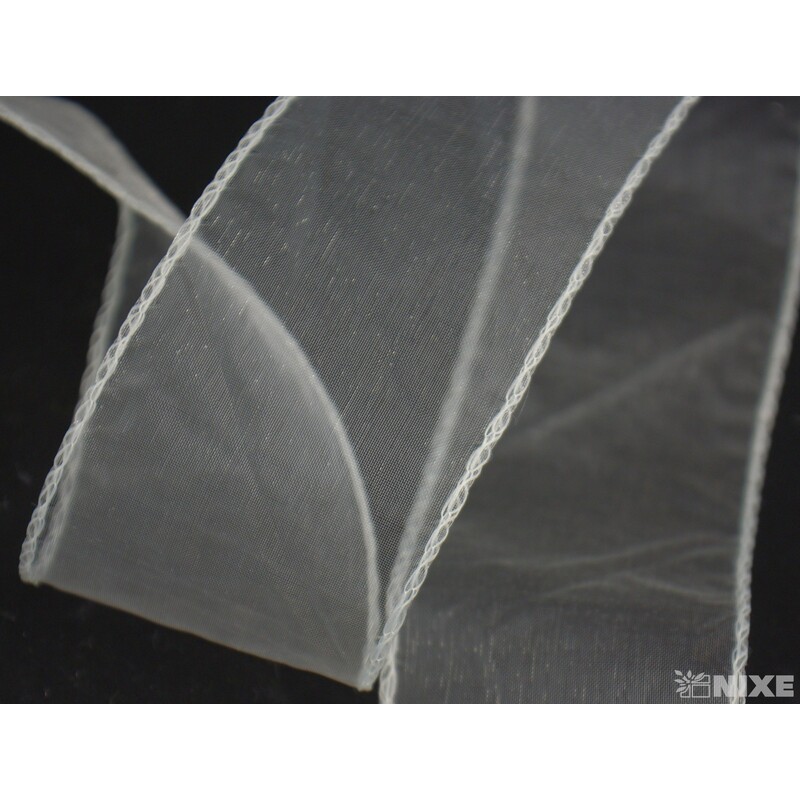 ORGANZA STUHA 65mmx20m*KRÉMOVÁ 049