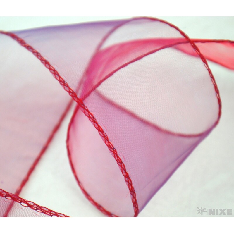 ORGANZA STUHA 65mmx20m*BORDOVÁ 2T 019