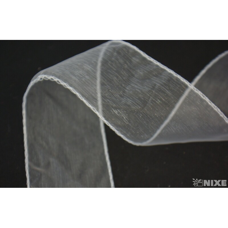 ORGANZA STUHA 65mmx20m*BÍLÁ 001